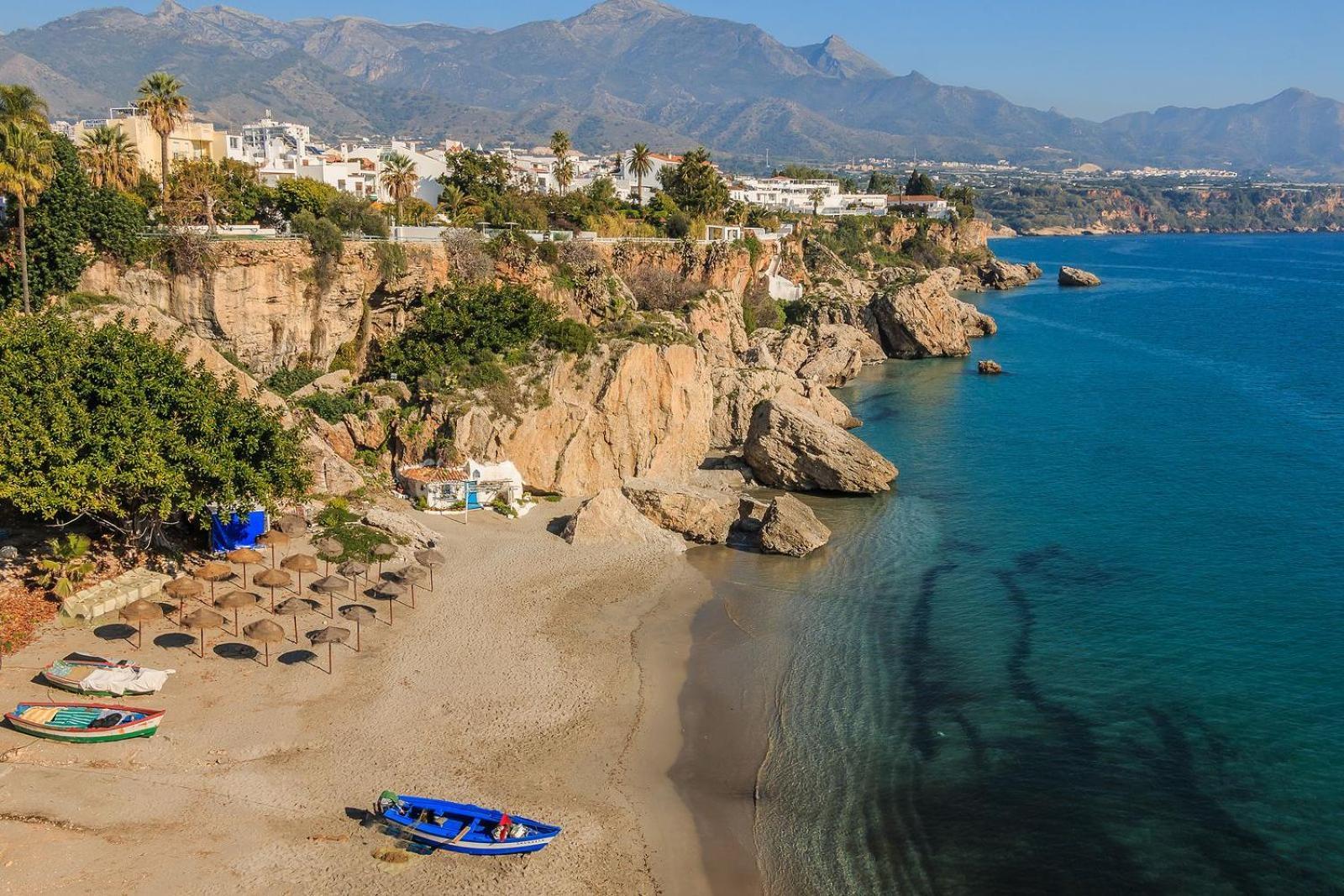 Ferienwohnung Wonderful Flat With Seaview In Nerja Exterior foto